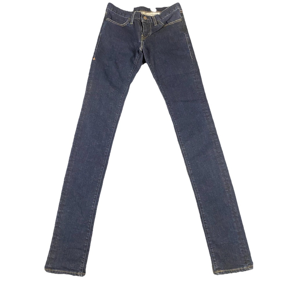 Imogene Willie Jesse Jeans Women's 25 Made USA Preppy Tapered Blue Dark Wash